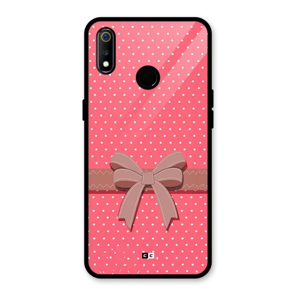 Gift Ribbon Glass Back Case for Realme 3