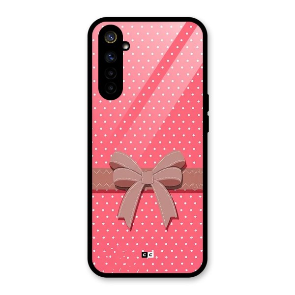 Gift Ribbon Glass Back Case for Realme 6