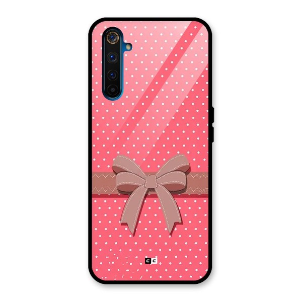 Gift Ribbon Glass Back Case for Realme 6 Pro