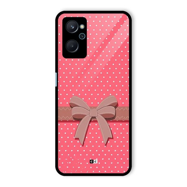 Gift Ribbon Glass Back Case for Realme 9i