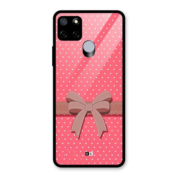 Gift Ribbon Glass Back Case for Realme C15