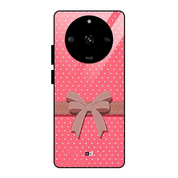 Gift Ribbon Glass Back Case for Realme Narzo 60 5G