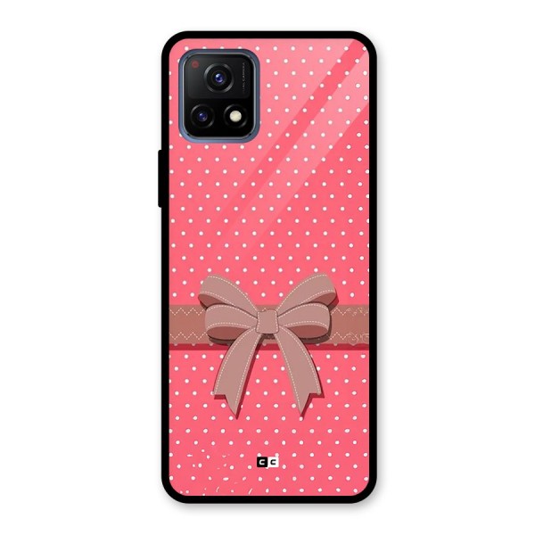 Gift Ribbon Glass Back Case for Vivo Y72 5G