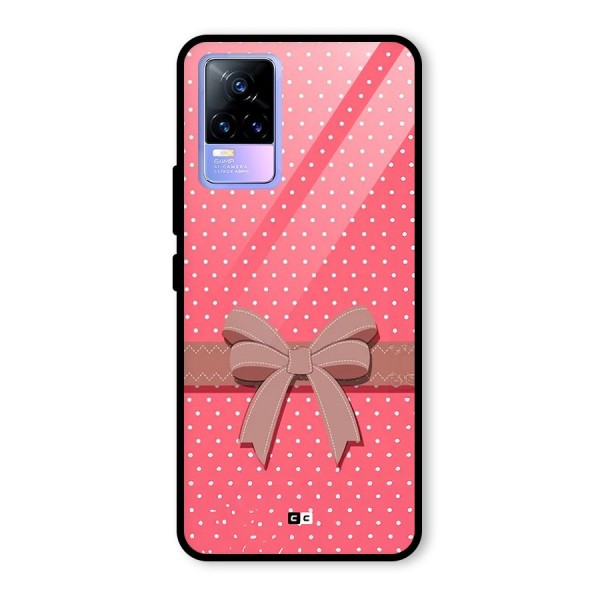 Gift Ribbon Glass Back Case for Vivo Y73