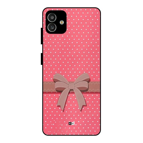 Gift Ribbon Metal Back Case for Galaxy M13 5G