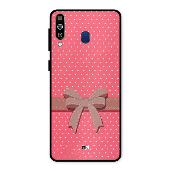 Gift Ribbon Metal Back Case for Galaxy M30