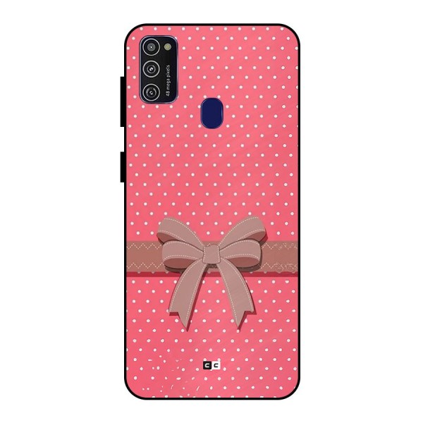 Gift Ribbon Metal Back Case for Galaxy M30s