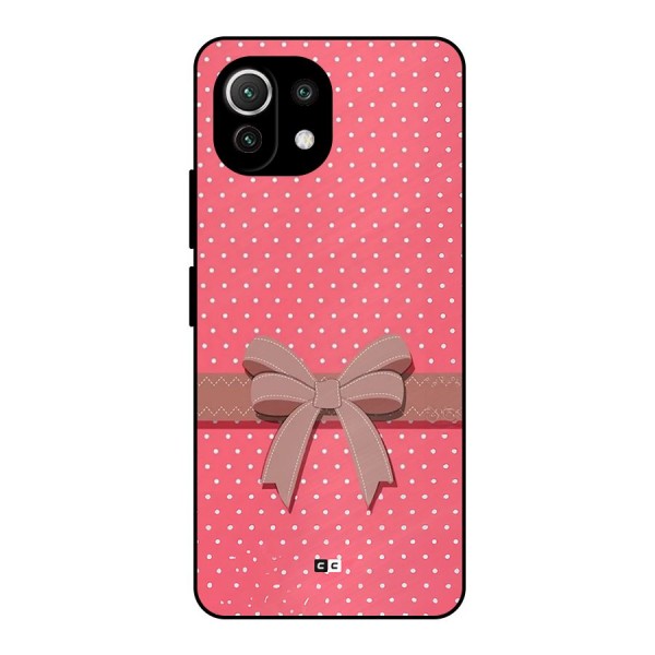 Gift Ribbon Metal Back Case for Mi 11 Lite