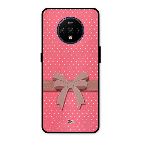 Gift Ribbon Metal Back Case for OnePlus 7T