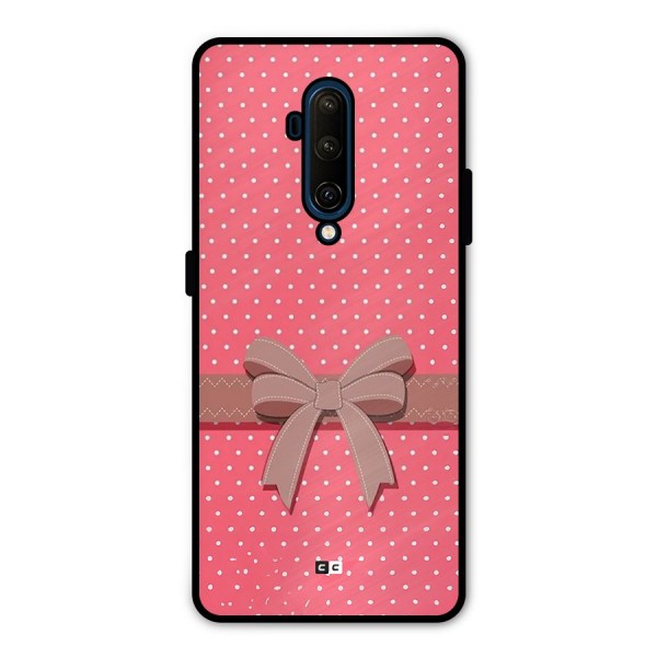 Gift Ribbon Metal Back Case for OnePlus 7T Pro