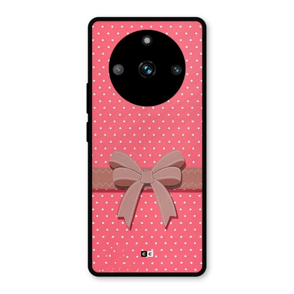 Gift Ribbon Metal Back Case for Realme 11 Pro