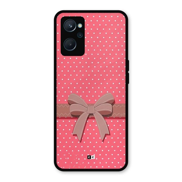 Gift Ribbon Metal Back Case for Realme 9i