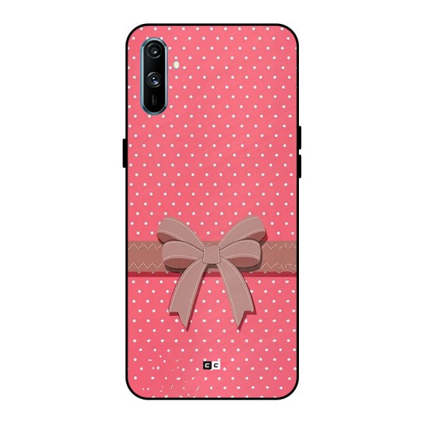 Gift Ribbon Metal Back Case for Realme C3