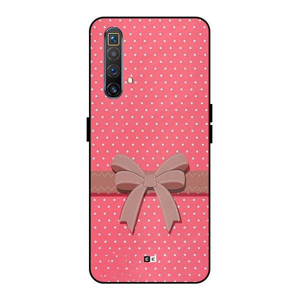 Gift Ribbon Metal Back Case for Realme X3 SuperZoom