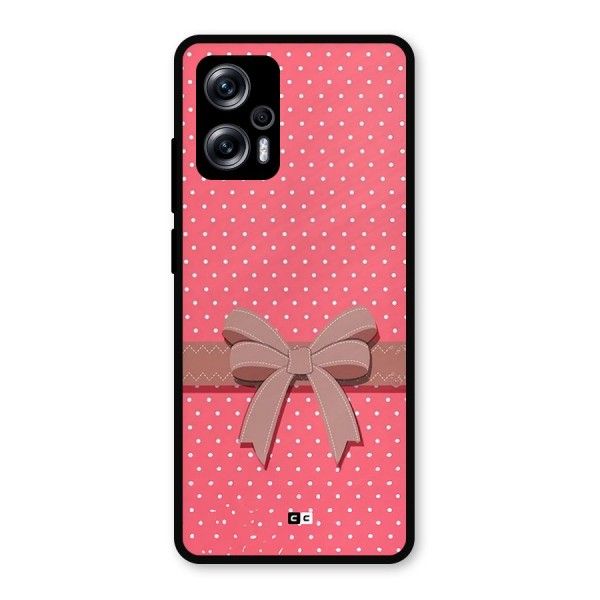 Gift Ribbon Metal Back Case for Redmi K50i