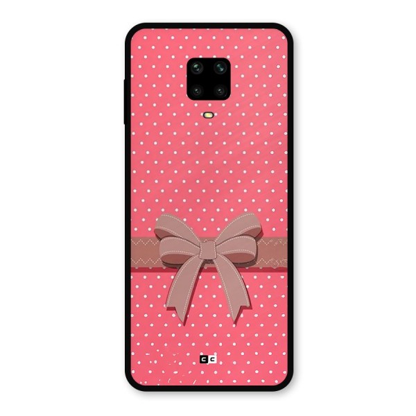 Gift Ribbon Metal Back Case for Redmi Note 10 Lite