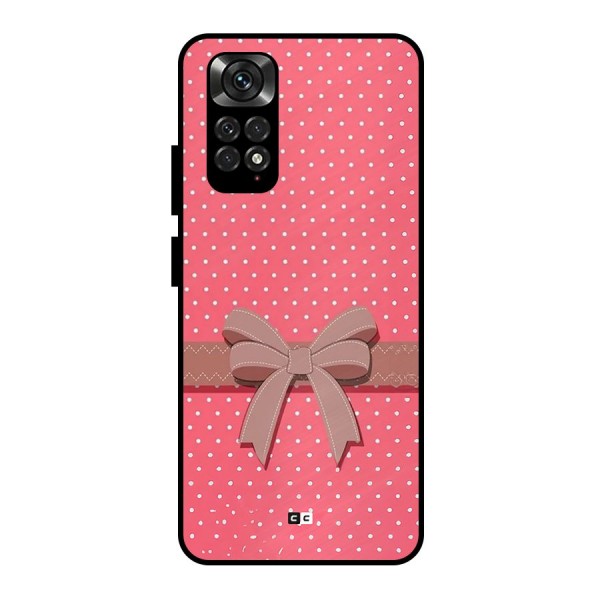 Gift Ribbon Metal Back Case for Redmi Note 11 Pro