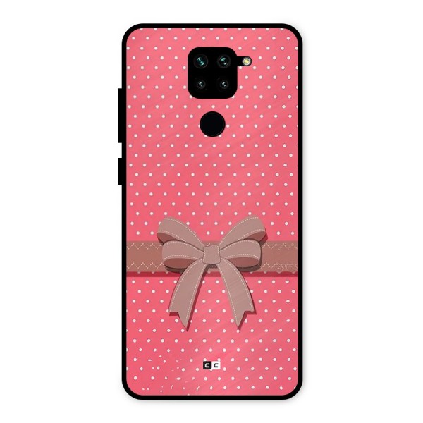 Gift Ribbon Metal Back Case for Redmi Note 9