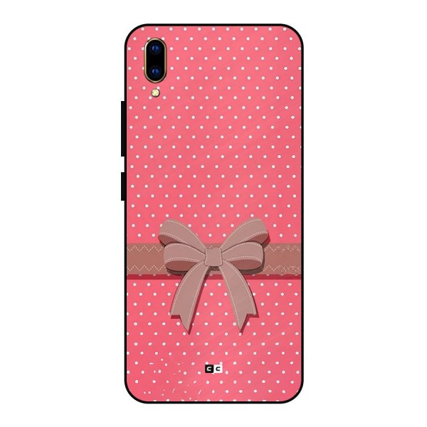 Gift Ribbon Metal Back Case for Vivo V11 Pro