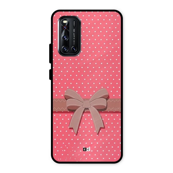 Gift Ribbon Metal Back Case for Vivo V19