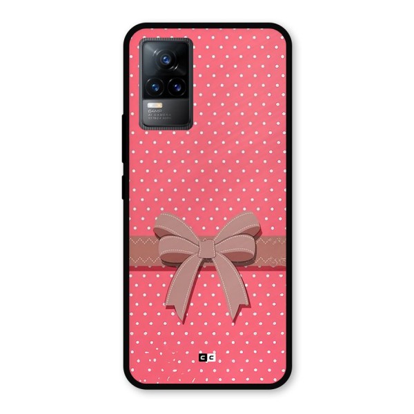 Gift Ribbon Metal Back Case for Vivo Y73