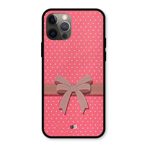 Gift Ribbon Metal Back Case for iPhone 12 Pro