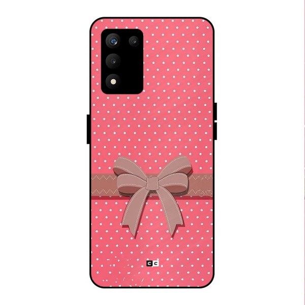 Gift Ribbon Metal Back Case for realme 9 5G SE