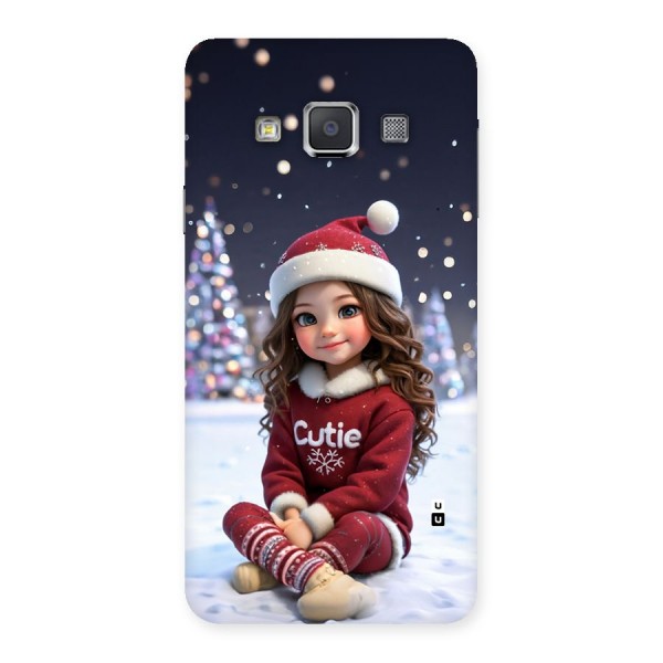 Girl In Snow Back Case for Galaxy A3