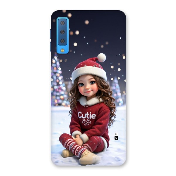 Girl In Snow Back Case for Galaxy A7 (2018)