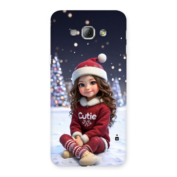 Girl In Snow Back Case for Galaxy A8