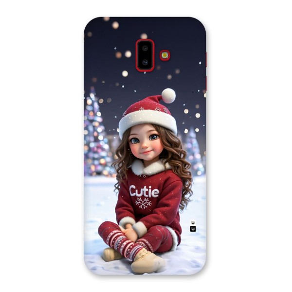 Girl In Snow Back Case for Galaxy J6 Plus