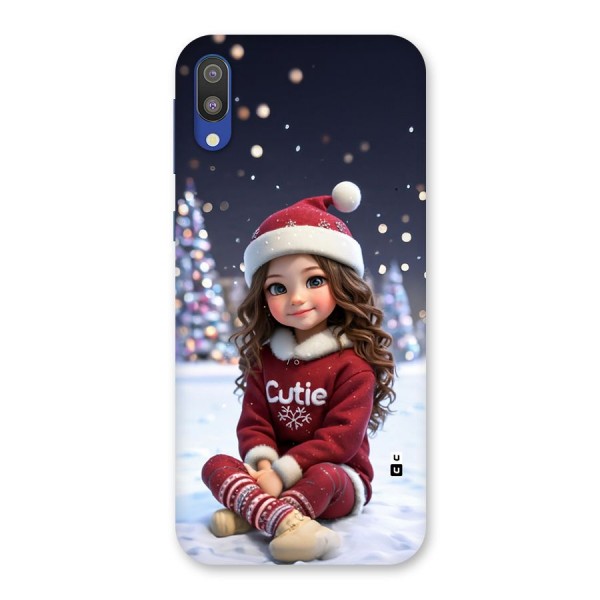 Girl In Snow Back Case for Galaxy M10