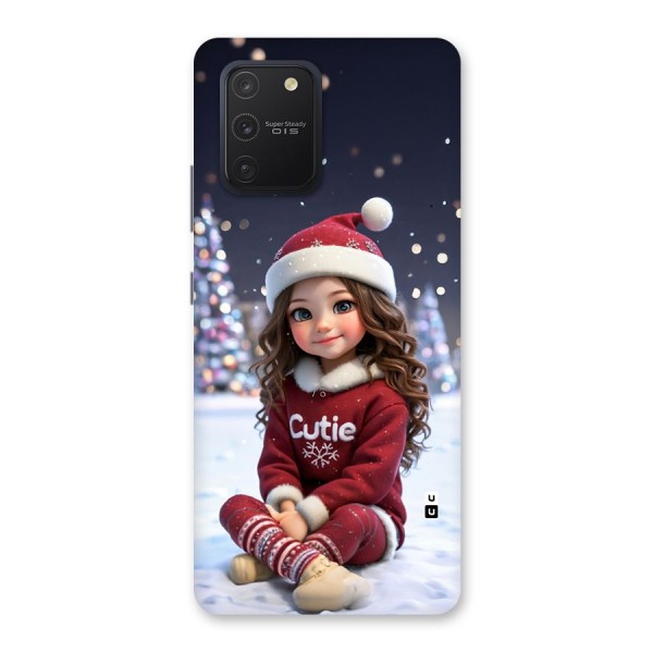 Girl In Snow Back Case for Galaxy S10 Lite