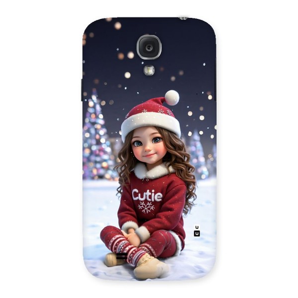 Girl In Snow Back Case for Galaxy S4