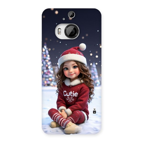 Girl In Snow Back Case for HTC One M9 Plus