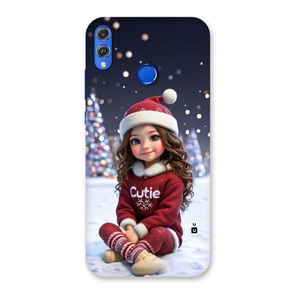 Girl In Snow Back Case for Honor 8X