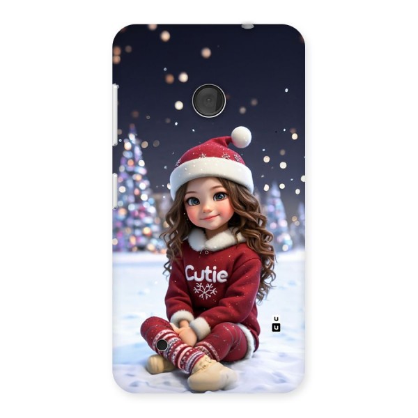 Girl In Snow Back Case for Lumia 530