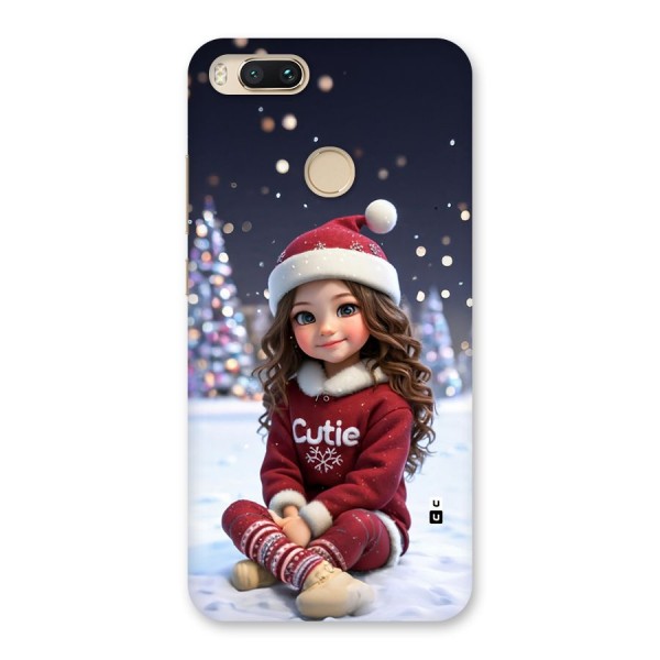 Girl In Snow Back Case for Mi A1