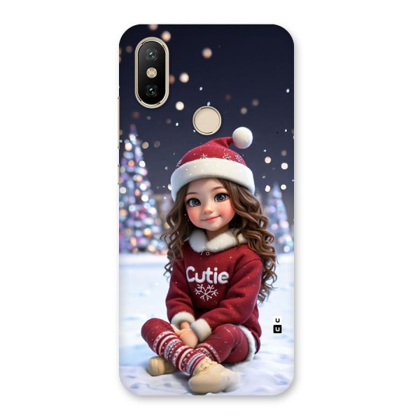 Girl In Snow Back Case for Mi A2