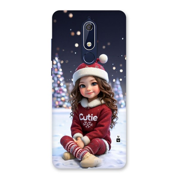 Girl In Snow Back Case for Nokia 5.1