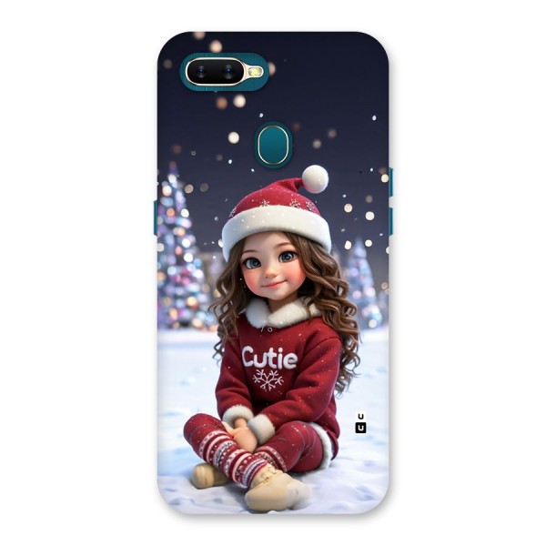 Girl In Snow Back Case for Oppo A11k