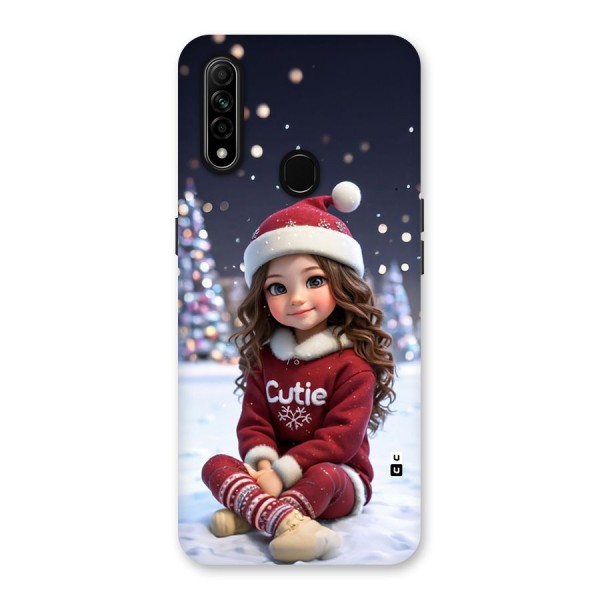 Girl In Snow Back Case for Oppo A31