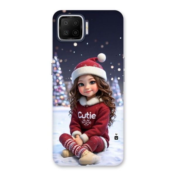 Girl In Snow Back Case for Oppo F17