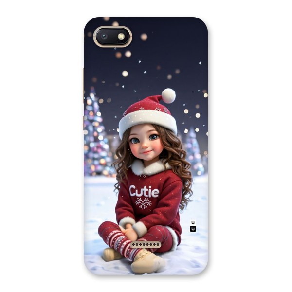 Girl In Snow Back Case for Redmi 6A