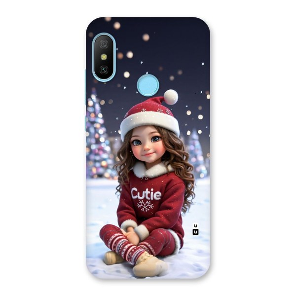 Girl In Snow Back Case for Redmi 6 Pro