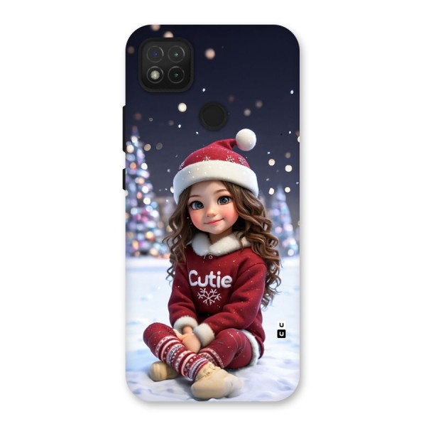 Girl In Snow Back Case for Redmi 9