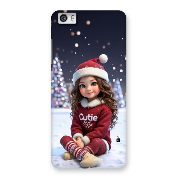 Girl In Snow Back Case for Redmi Mi 5