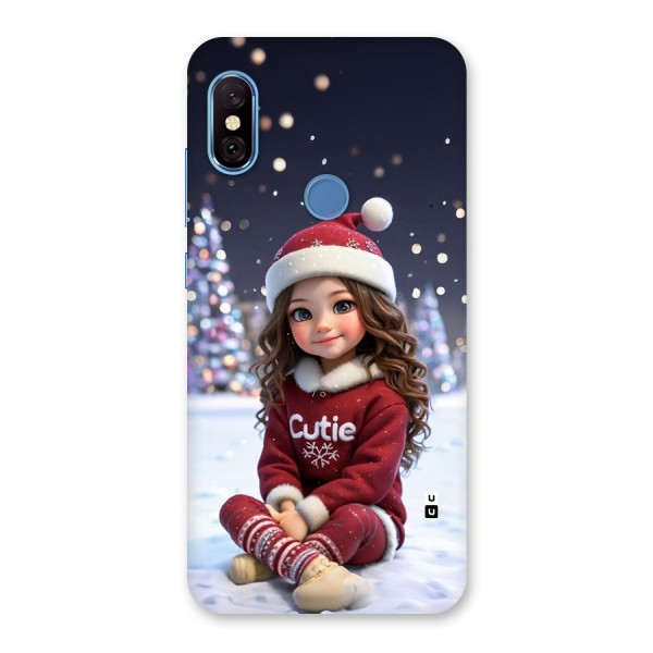 Girl In Snow Back Case for Redmi Note 6 Pro