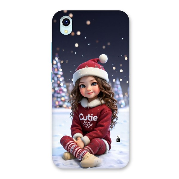 Girl In Snow Back Case for Vivo Y1s