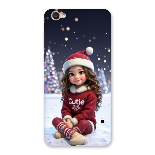 Girl In Snow Back Case for Vivo Y55s